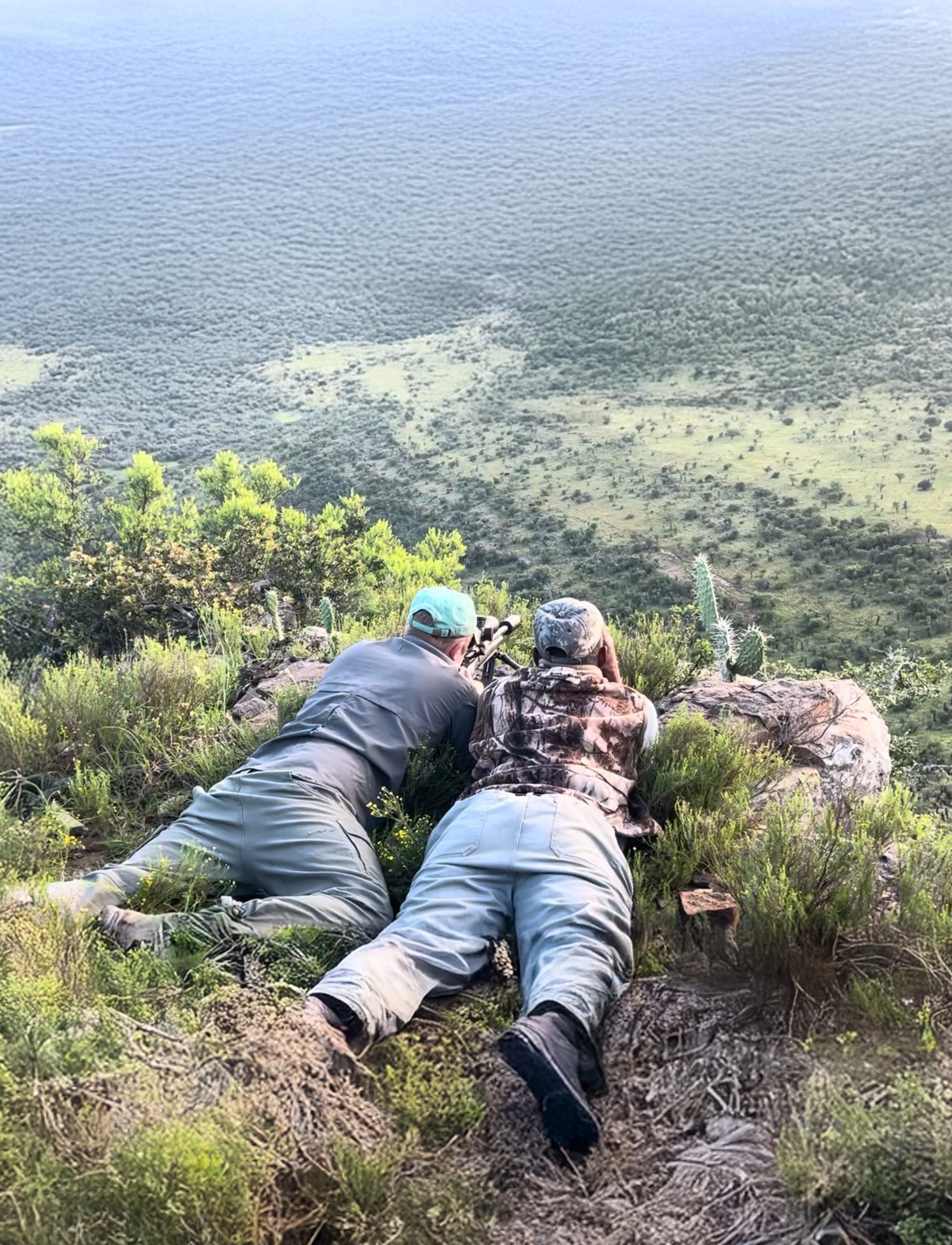 Long-range hunting safari terrain in South Africa