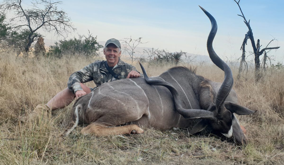 South African spiral horned antelope hunting for French hunters